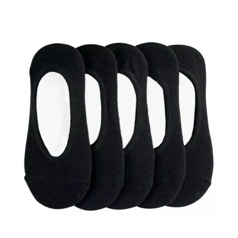 TWO PAIRS Of Women’s Black No See Slip On Socks
